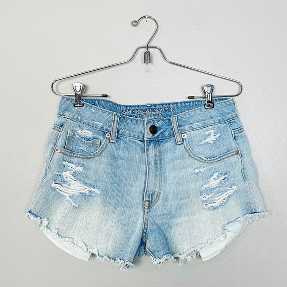 American Eagle Outfitters Pants - American Eagle High Waisted Distressed Jean Shorts